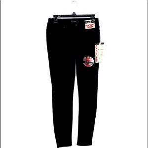 d.jean’s women’s high waist skinny jeans color black size 4 NWT